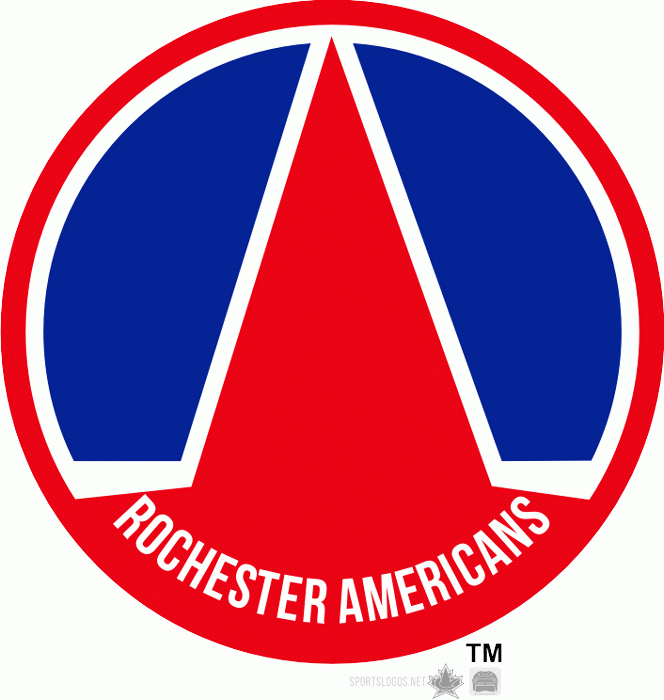 Rochester Americans 1971 72 Primary Logo iron on transfers for T-shirts